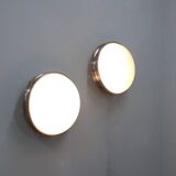 Sergio mazza big sconces studio artemide 1960s