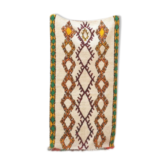 Vintage Moroccan Rug, Boucherouite Rug, Berber Style Carpet, Moroccan area rug, Azilal rug, Boujaad