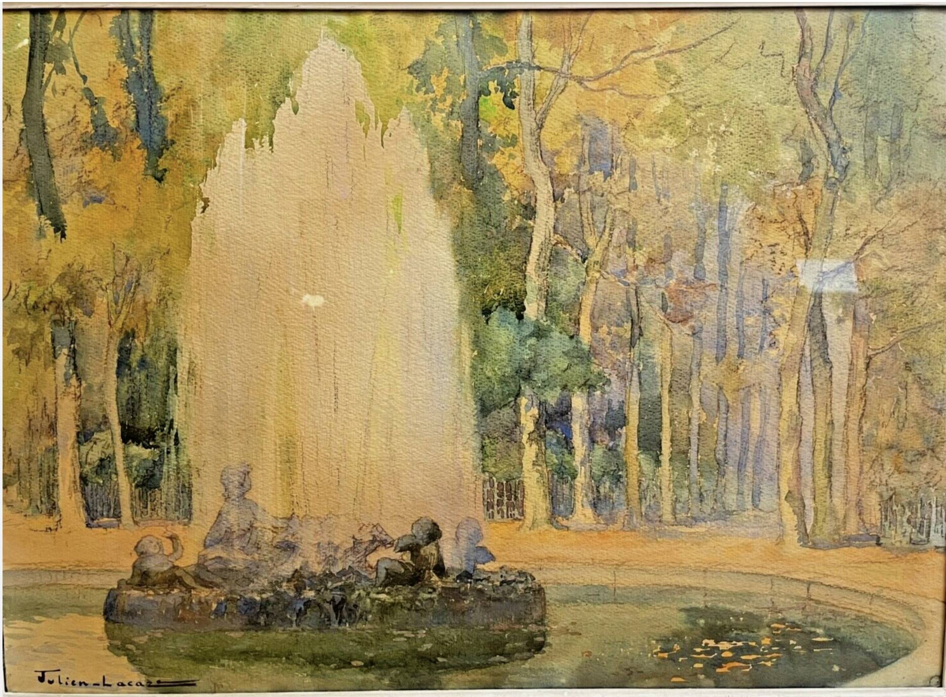 Drawing-watercolor Julien Lacaze 1886-1971