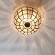 Mid-Century Glass Flush Mount from Limburg, Germany, 1960s