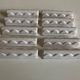 Set of 10 knife holders festoons in glazed clay Pierre Motton in Gien 1960