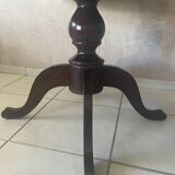 Round solid wood table