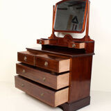 Hairdresser inlaid mahogany