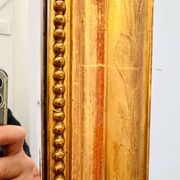 Louis Philippe fireplace mirror 89 cm x 120 cm