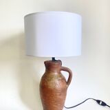 1900 jug lamp, cotton shade