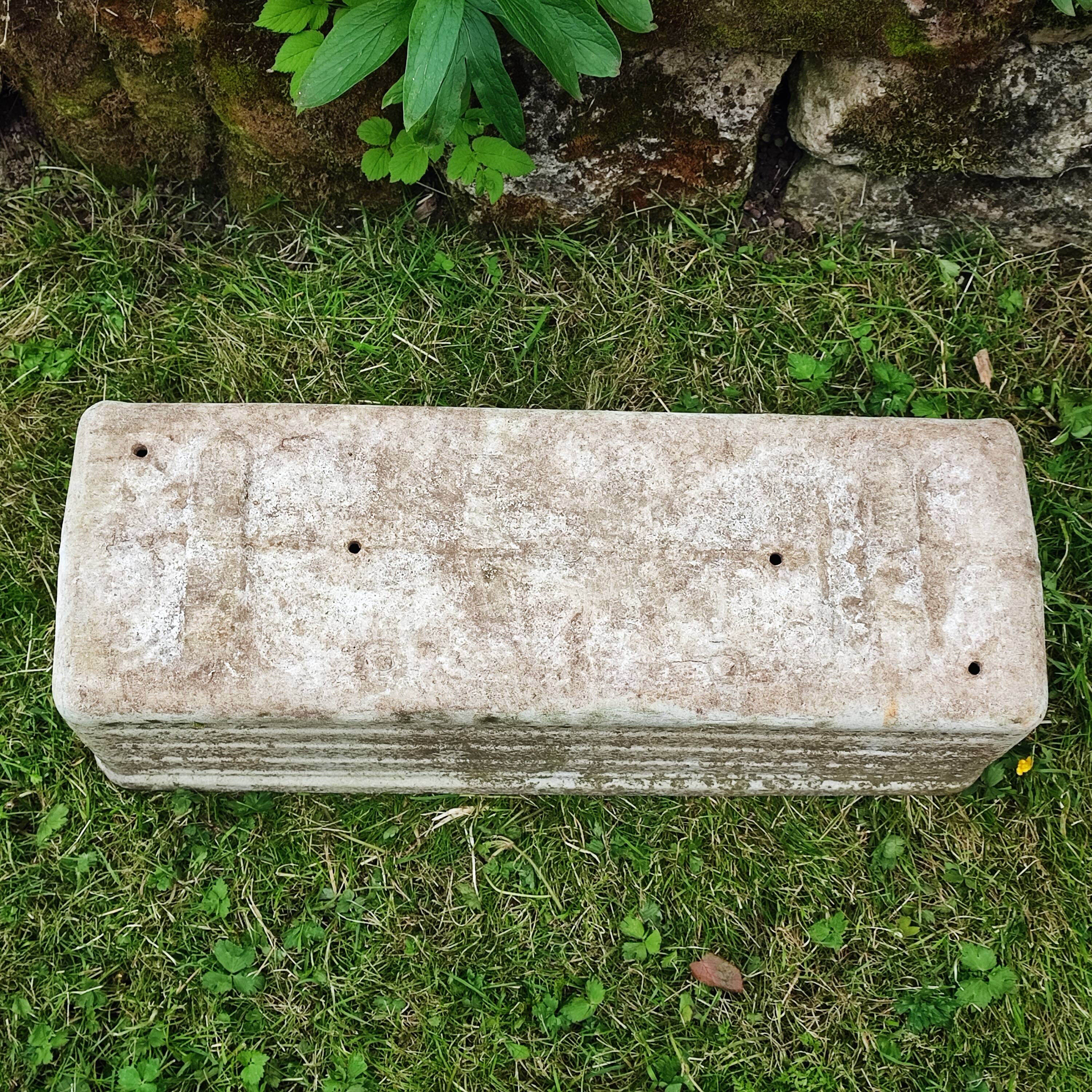 Vintage rectangular planter