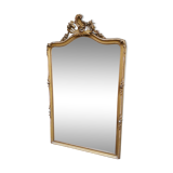 Large golden mirror style Rococo Louis XV 82x136cm