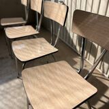 4 chaises vintage en Formica