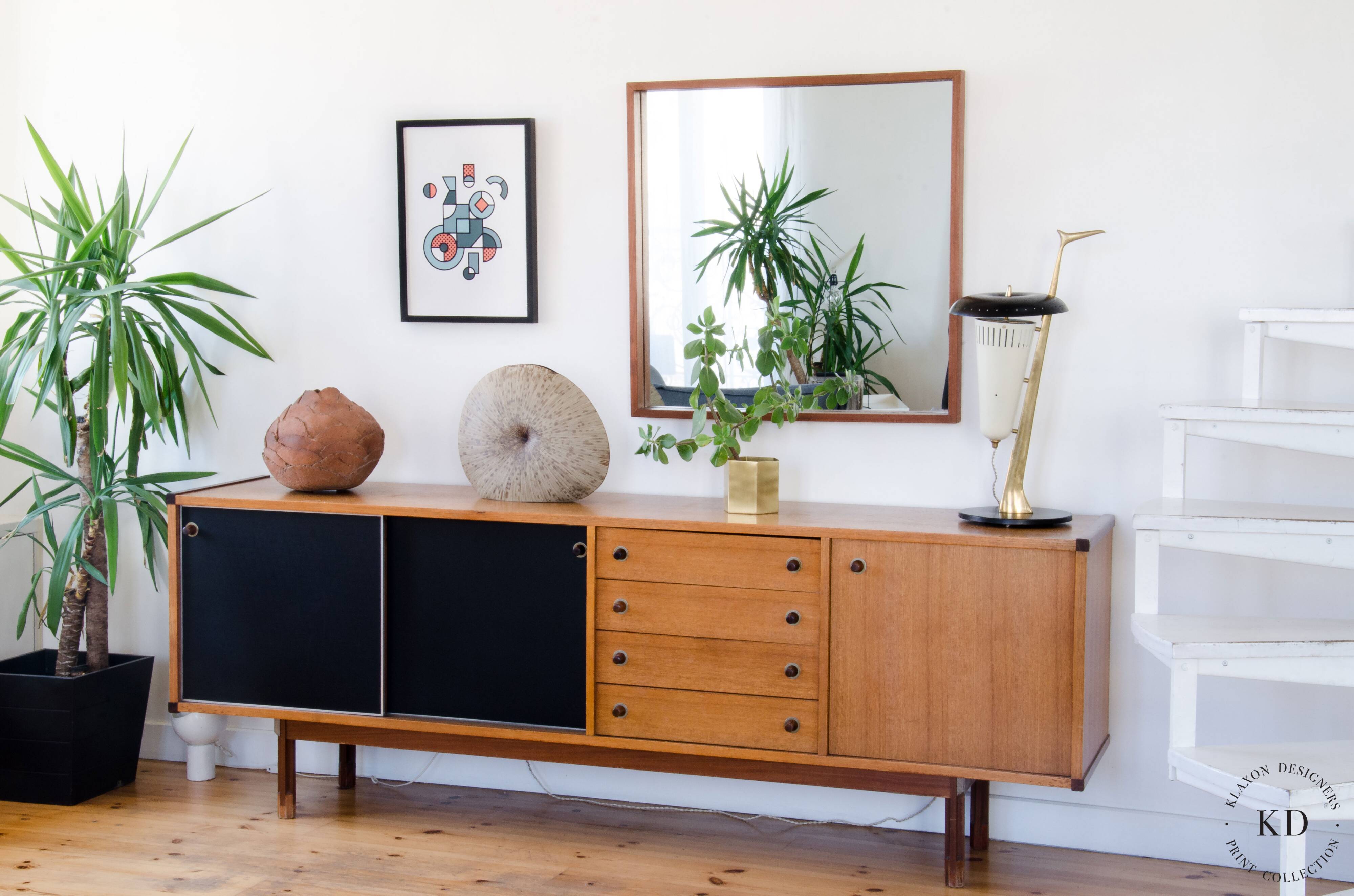 Illustration - Abstract geometric graphic colorful A3 poster numbered #001