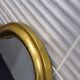 Narrow vintage wall mirror in gilded wood – Louis XV style – 102 cm