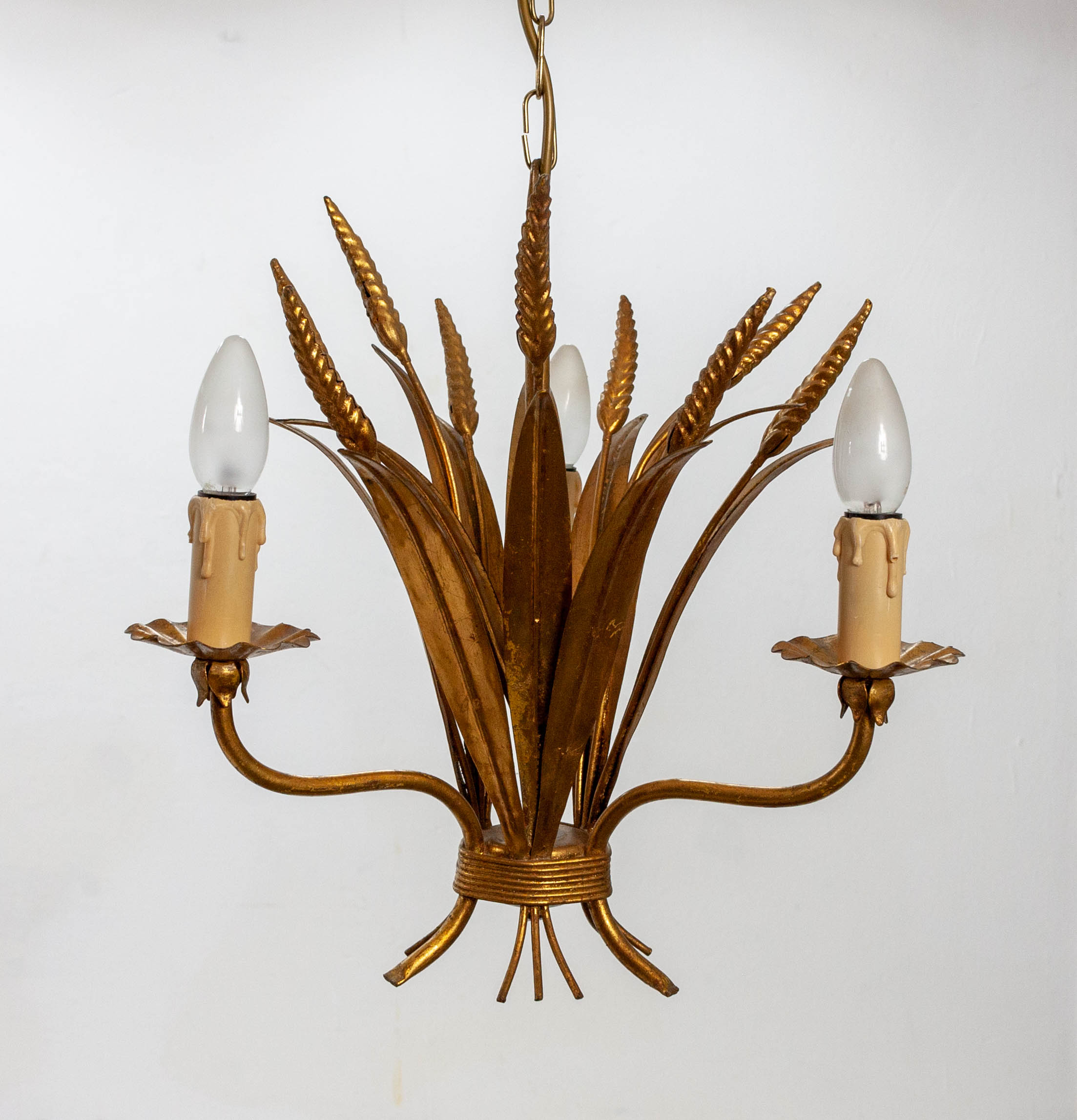 Wheat sheaf hanging lamp, 1970s
