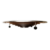 Large postmodern Danish metal bowl by Menu, 1980s.
