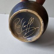 Brittany ceramic vase - Signed Roscoff Height 18cm
