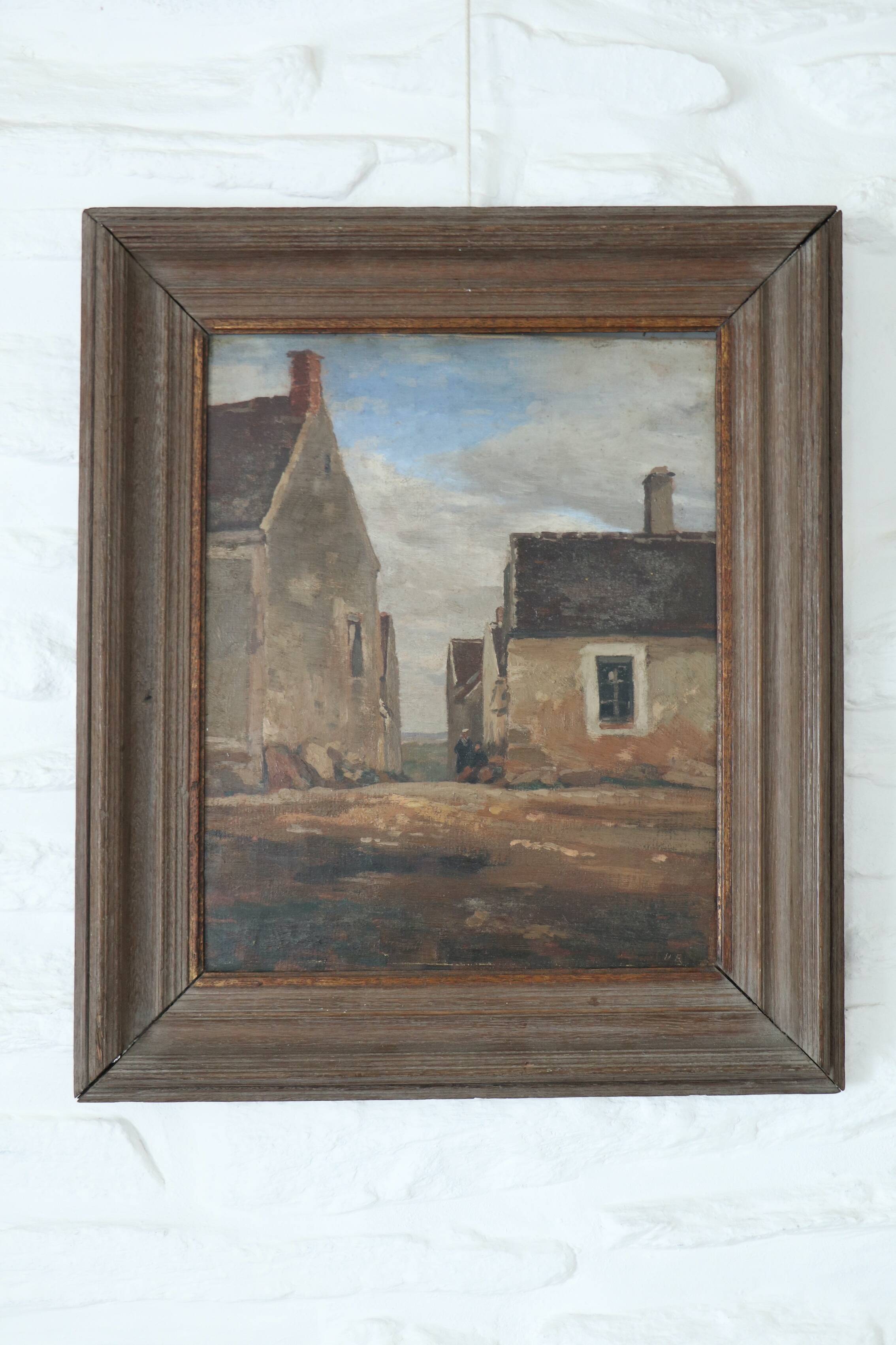 Oil on canvas, Brittany, Breton school, HR, 19th century