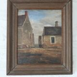 Oil on canvas, Brittany, Breton school, HR, 19th century