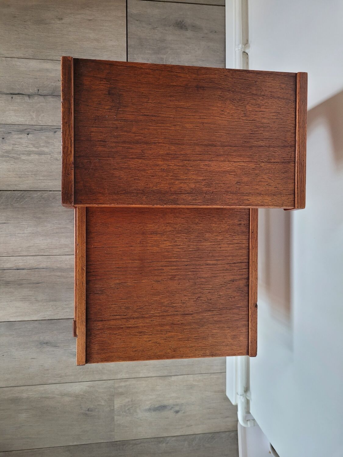 Teak bedside table with drawer - Design Sweden 1960