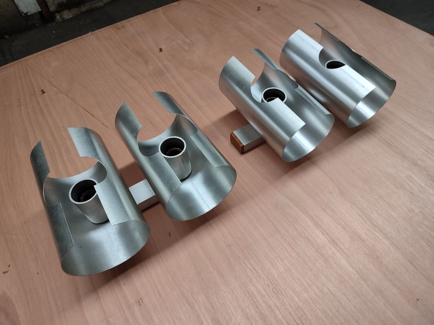 Loss of brushed aluminum sconces