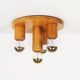 Vintage 1970s old stock 'Japandi' style ceiling light