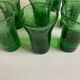 Set de 7 verres gobelets massifs de Biot 1960
