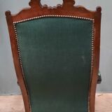 Stamped voltaire armchair