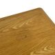 Table basse carrée minimaliste en chêne, années 70