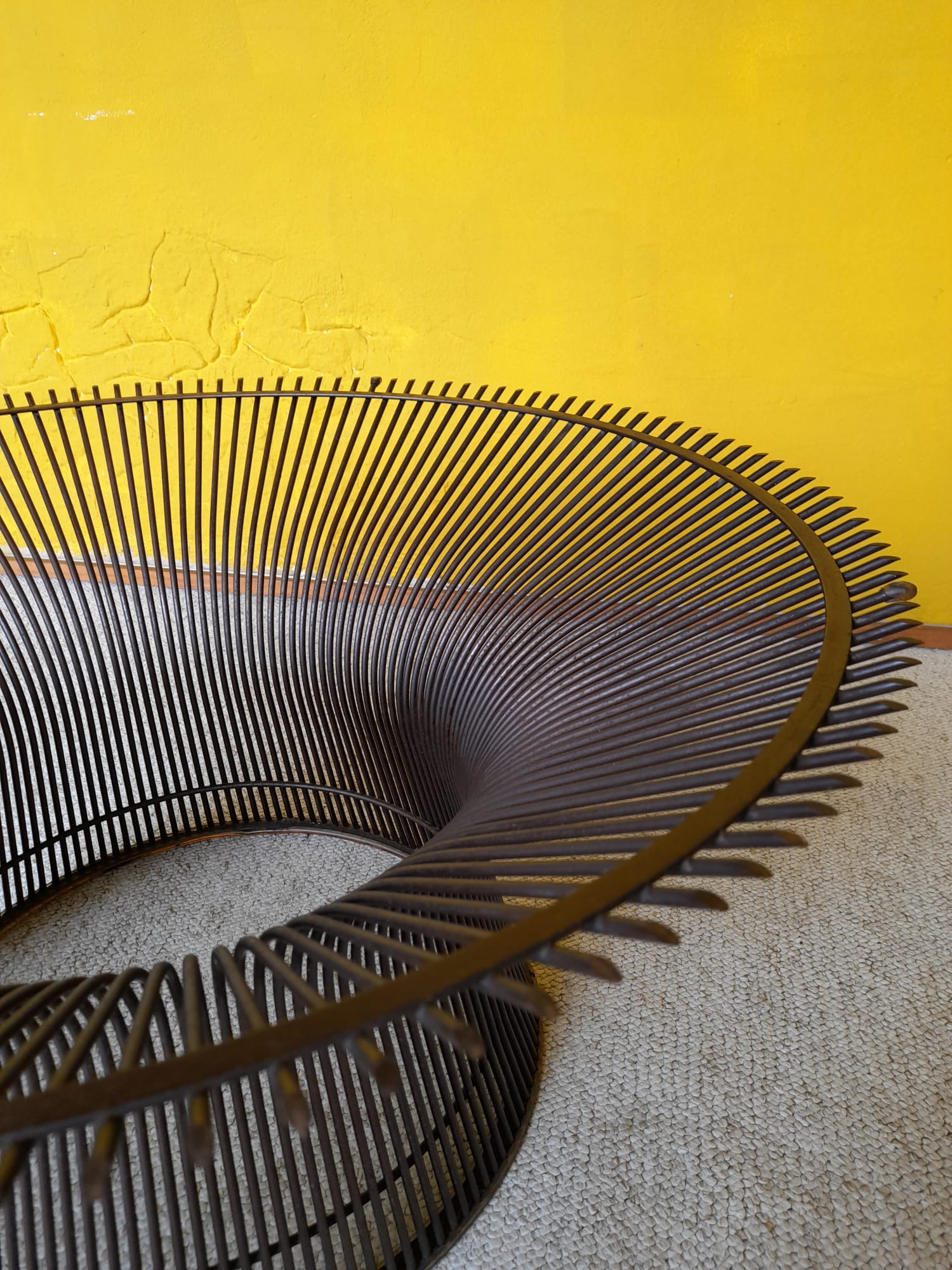 Warren Platner design coffee table for Knoll, bronze finish circa 1960