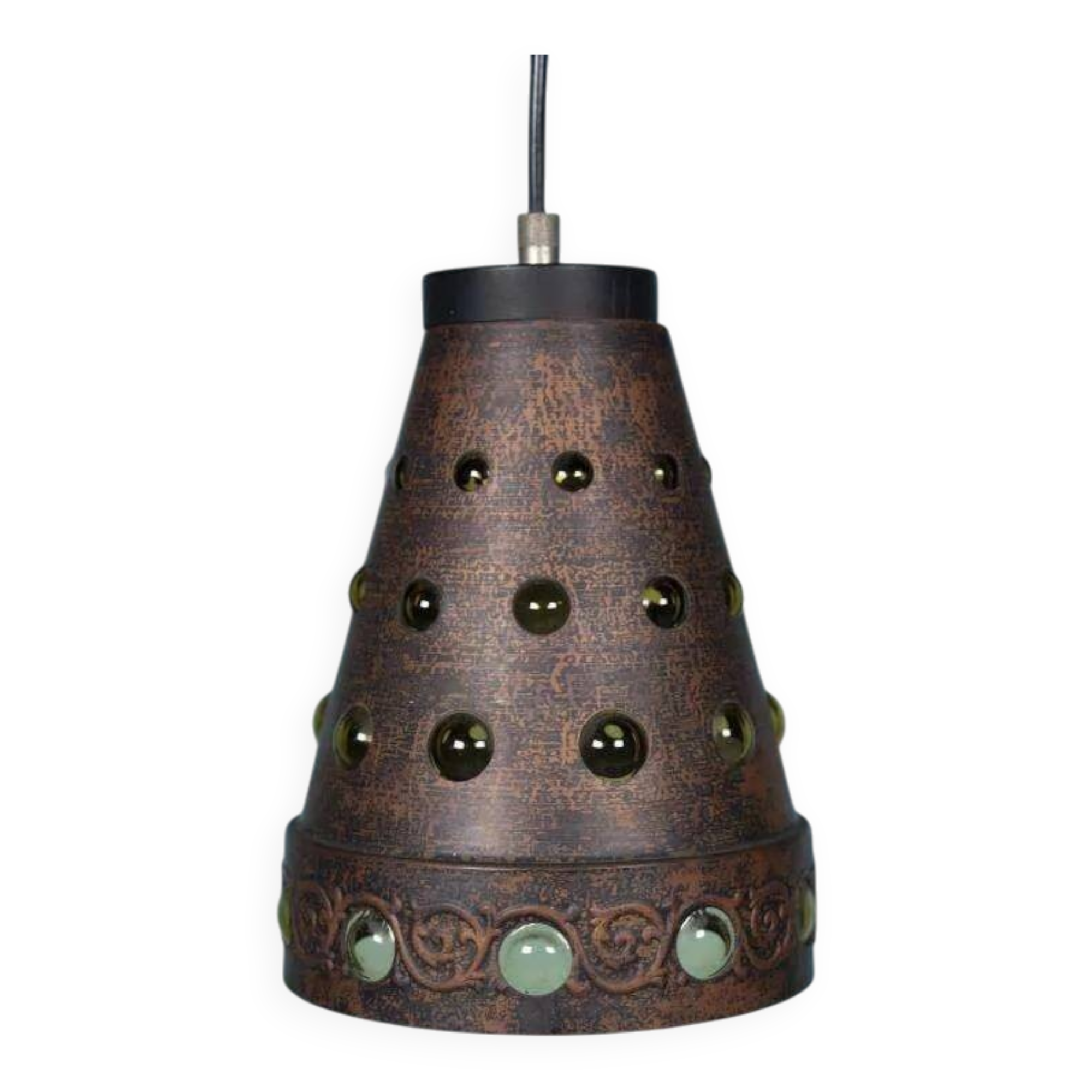 Vintage suspension by Peil & Putzler, brutalist style from the 50s/60s.