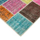Handmade oriental contemporary 208 cm x 300 cm multicolor patchwork rug