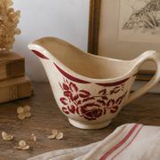 Old ironstone sauce boat