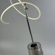 60s 70s ceiling lamp hanging lamp by Temde Leuchten glass space age design