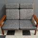 Teak 2 seat sofa by Juul Kristensen for Glostrup Denmark
