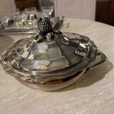 Silver-plated soup tureen