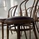 Lot of 6 Josef Kohn curved wood bistro chairs