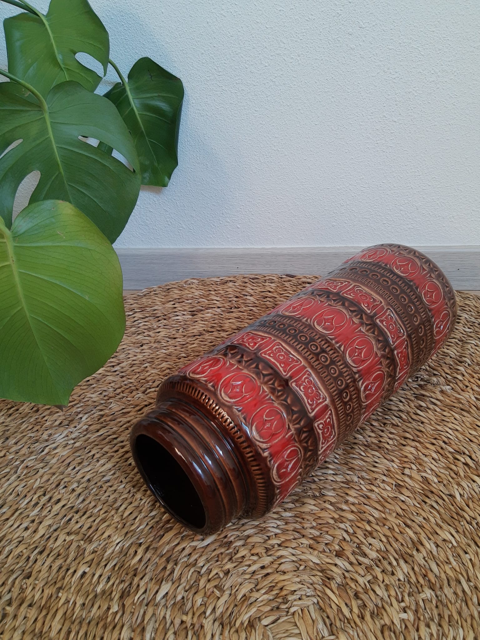 Ceramic floor vase 289-41 West Germany - vintage