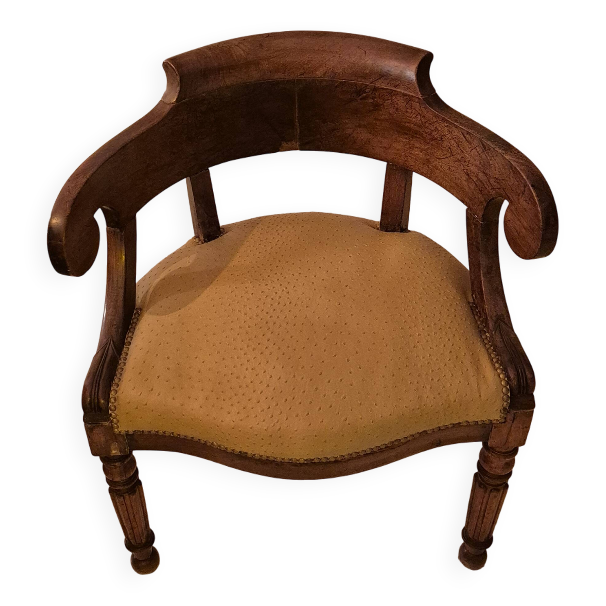 Fauteuil à gondole style Empire-Restauration