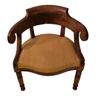 Empire-Restoration style gondola armchair
