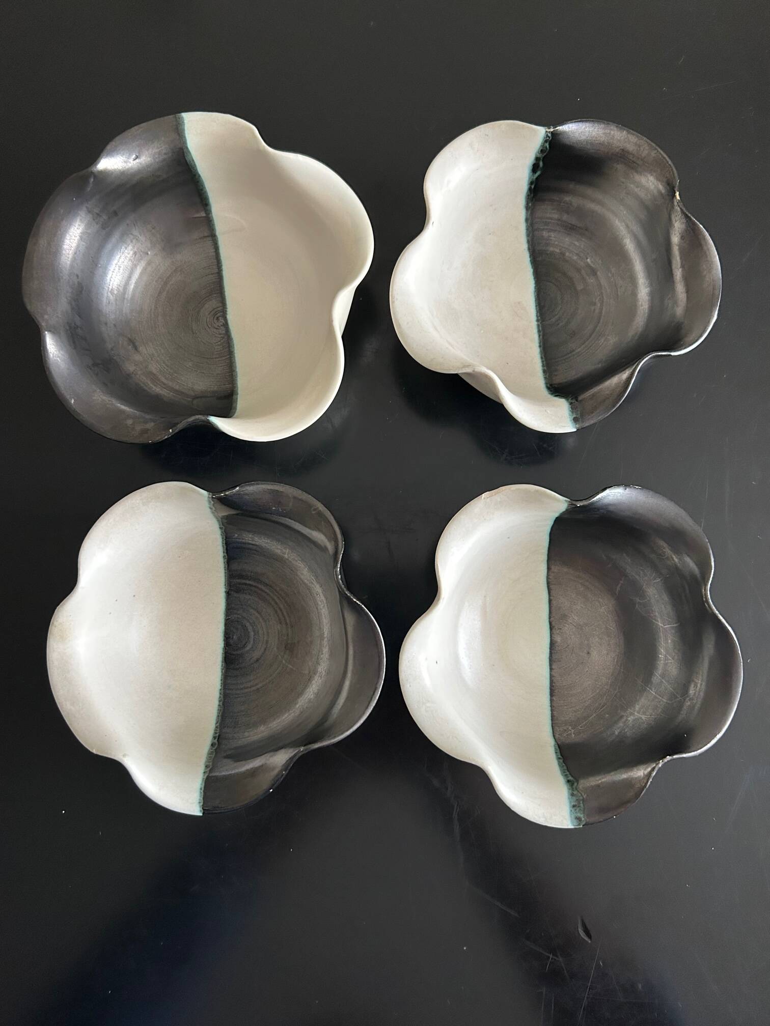 4 bowls Atelier Cerenne Vallauris