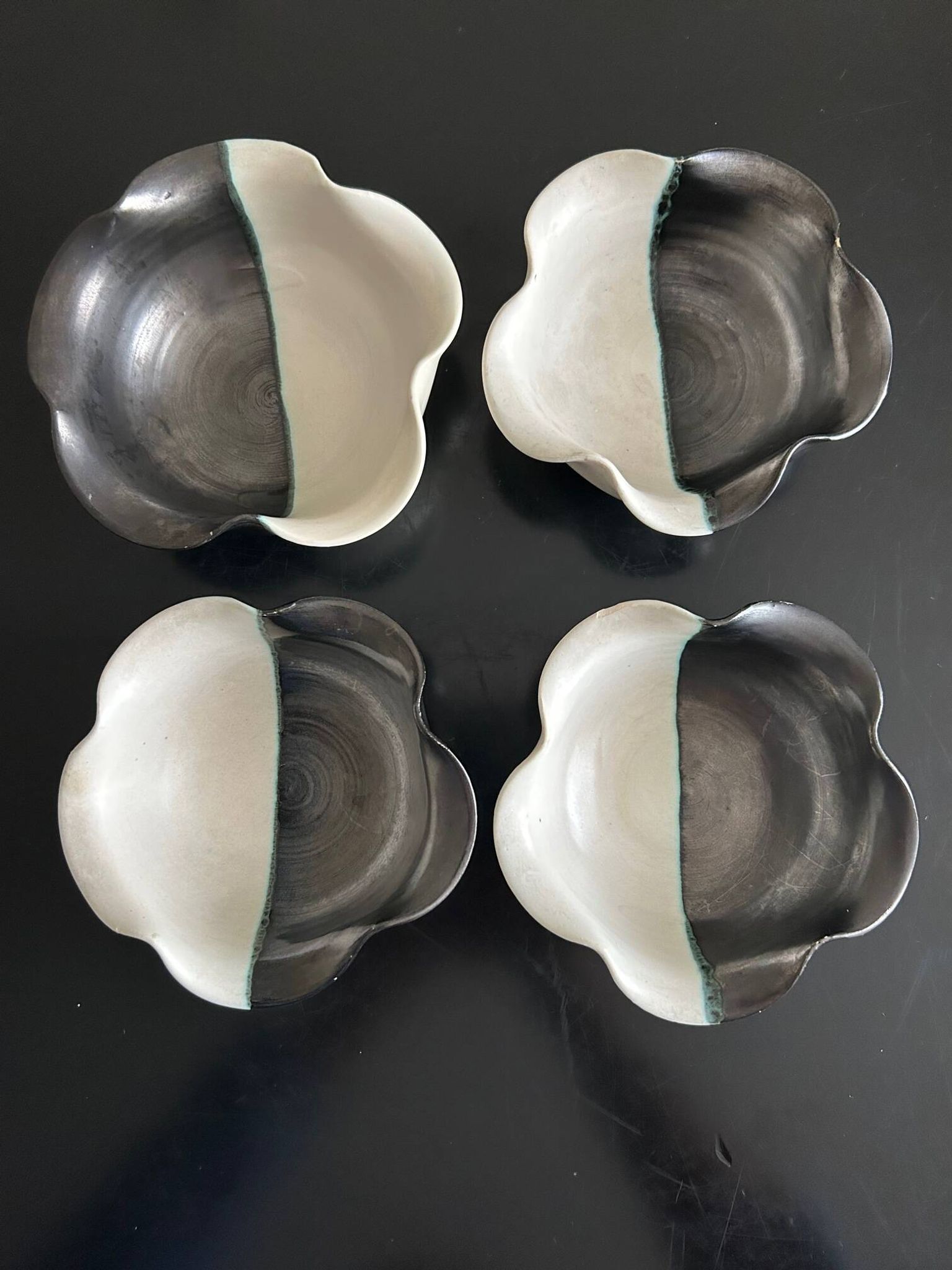 4 bowls Atelier Cerenne Vallauris