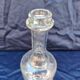 Old rum bottle, enamelled glass, vintage