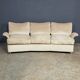 Vintage 20th century cream velvet "tulip" seating suite by km wilkins c1970
