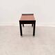 Side table in mahogany and stained oak, France 1980.