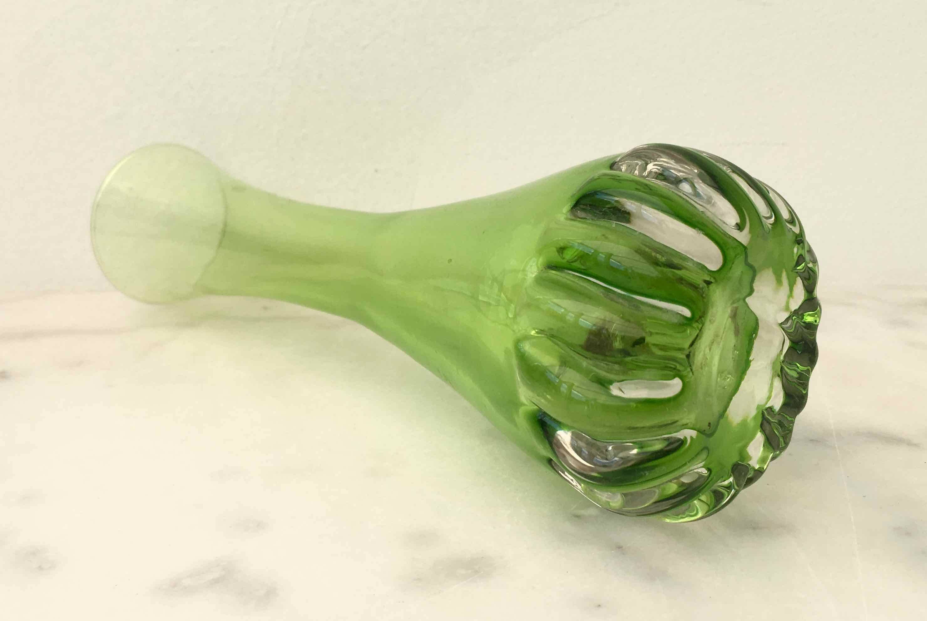Blown glass vase