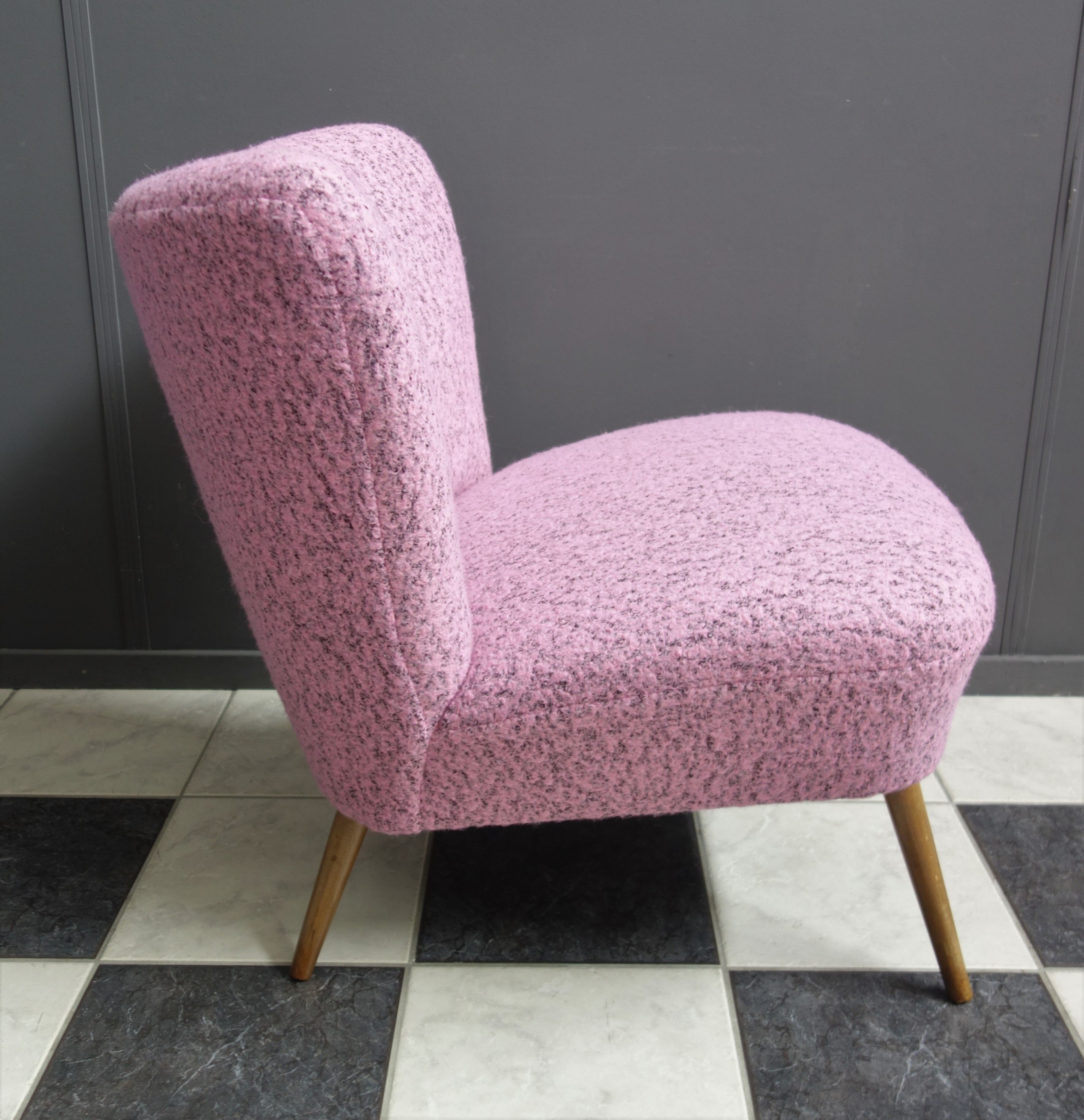 Pink cocktail chair 1960s