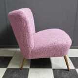 Pink cocktail chair 1960s