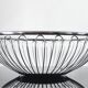 Designer metal fruit bowl