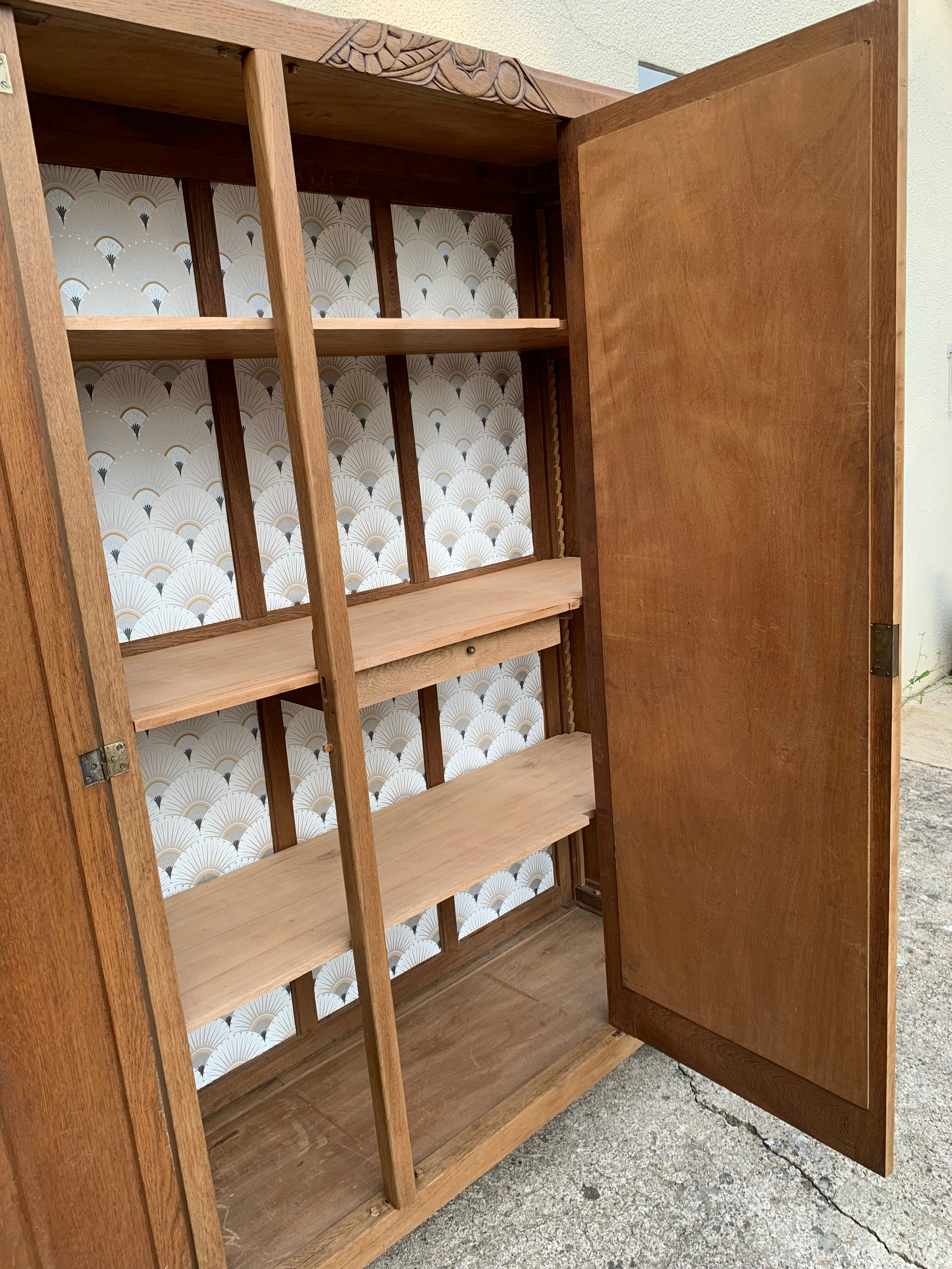 Parisian cabinet wood raw 1930