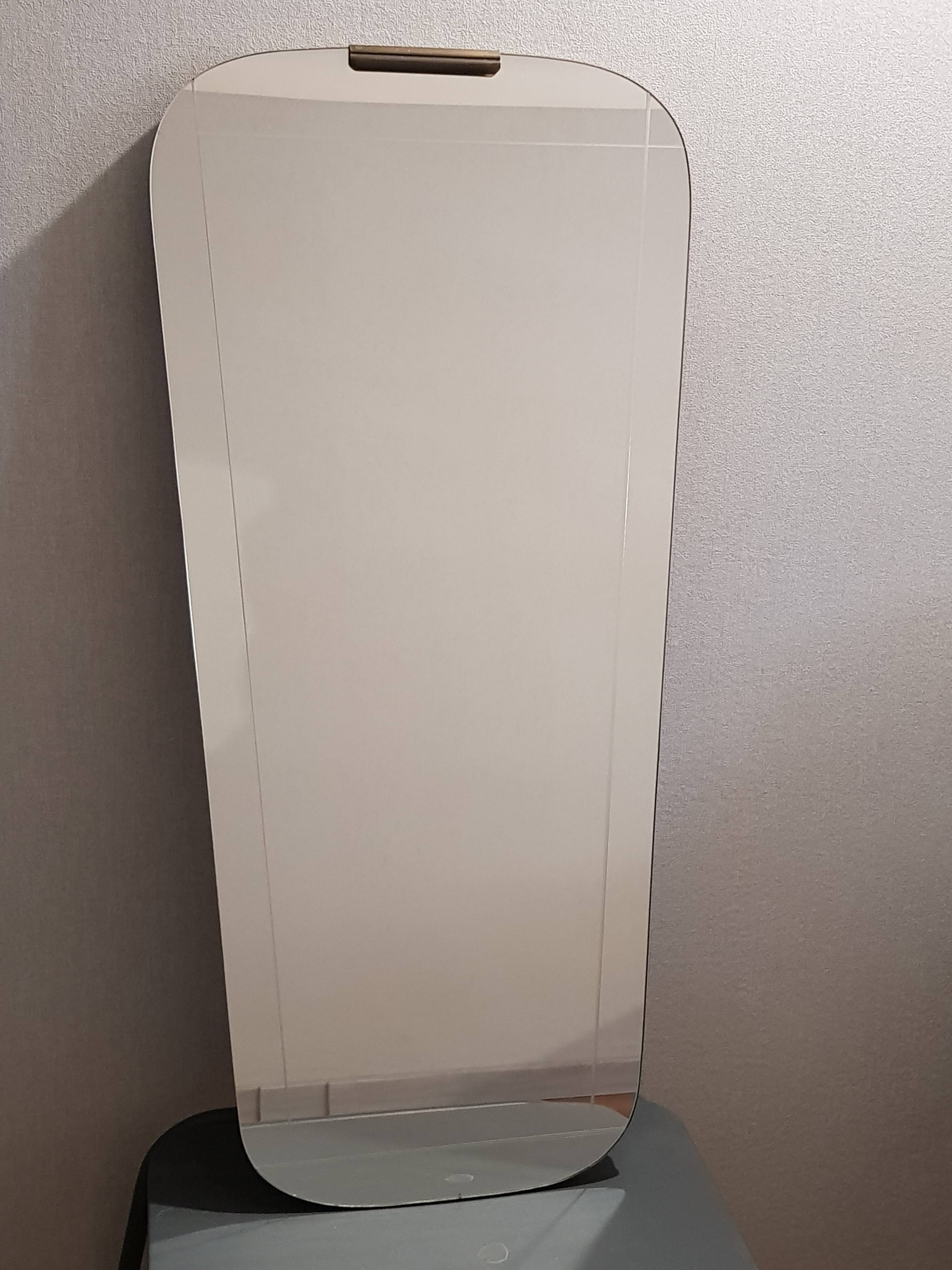 Miroir retroviseur annee 50 rainure