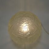 Art Deco globe ceiling lamp