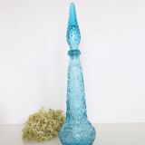 Empoli carafe, made in Italy, blue, vintage 60s