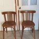 Pair of bistro chairs